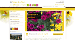 Desktop Screenshot of letempsdesfleurs.com