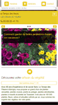 Mobile Screenshot of letempsdesfleurs.com