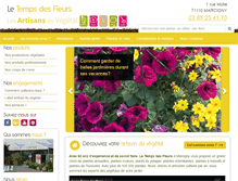 Tablet Screenshot of letempsdesfleurs.com